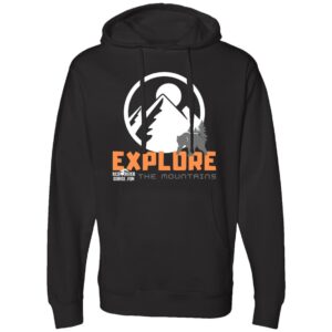 Black hoodie with 