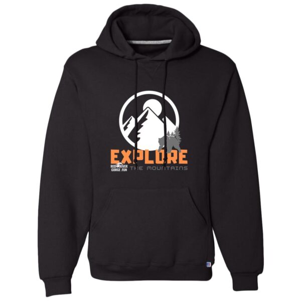 Black Dri-Power Fleece Pullover Hoodie with 