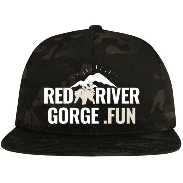 Red River Gorge.fun Embroidered Flat Bill High-Profile Snapback Hat