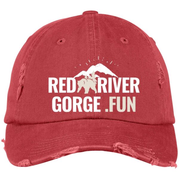 Red River Gorge.fun Embroidered Distressed Dad Cap - Image 2