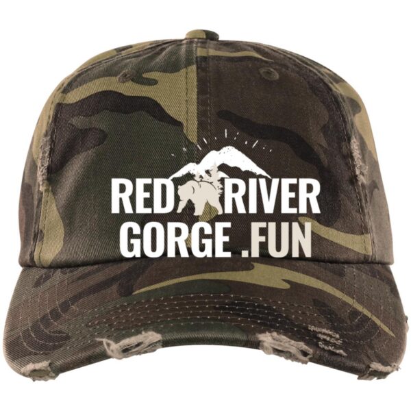 Red River Gorge.fun Embroidered Distressed Dad Cap - Image 4