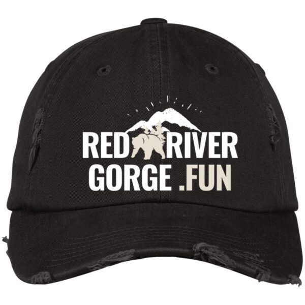 Red River Gorge.fun Embroidered Distressed Dad Cap