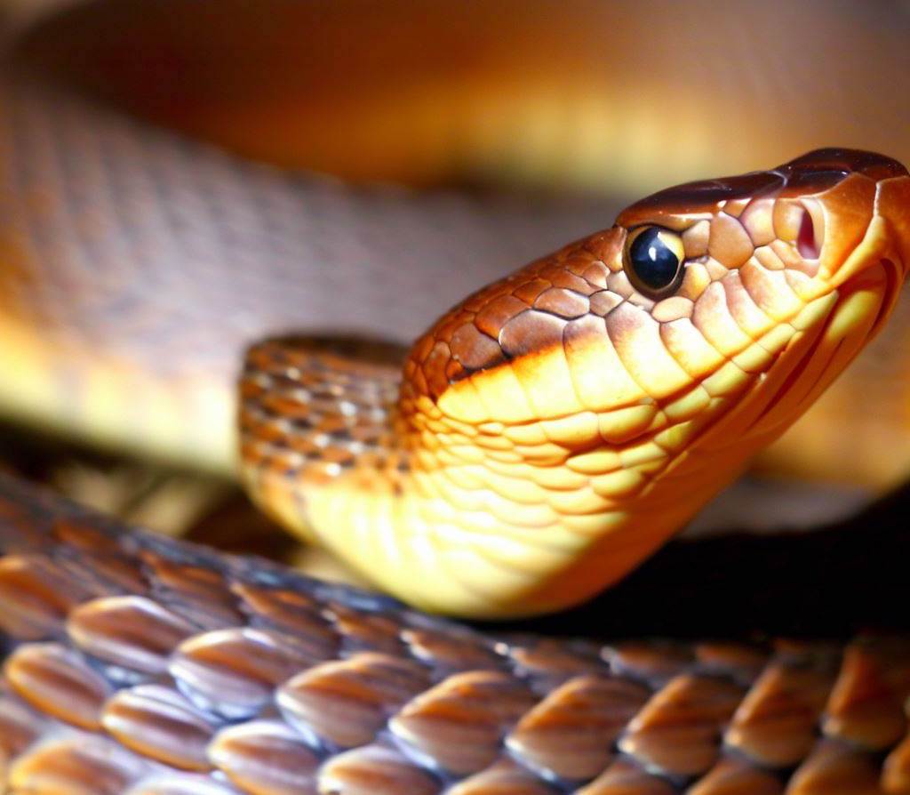 Snake at the Kentucky Reptile Zoo in Red River Gorge, KY. Reptiles are a popular sight in Red River Gorge, KY.