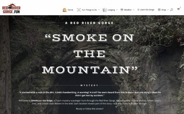 Smoke on The Mountain Mystery Adventure
